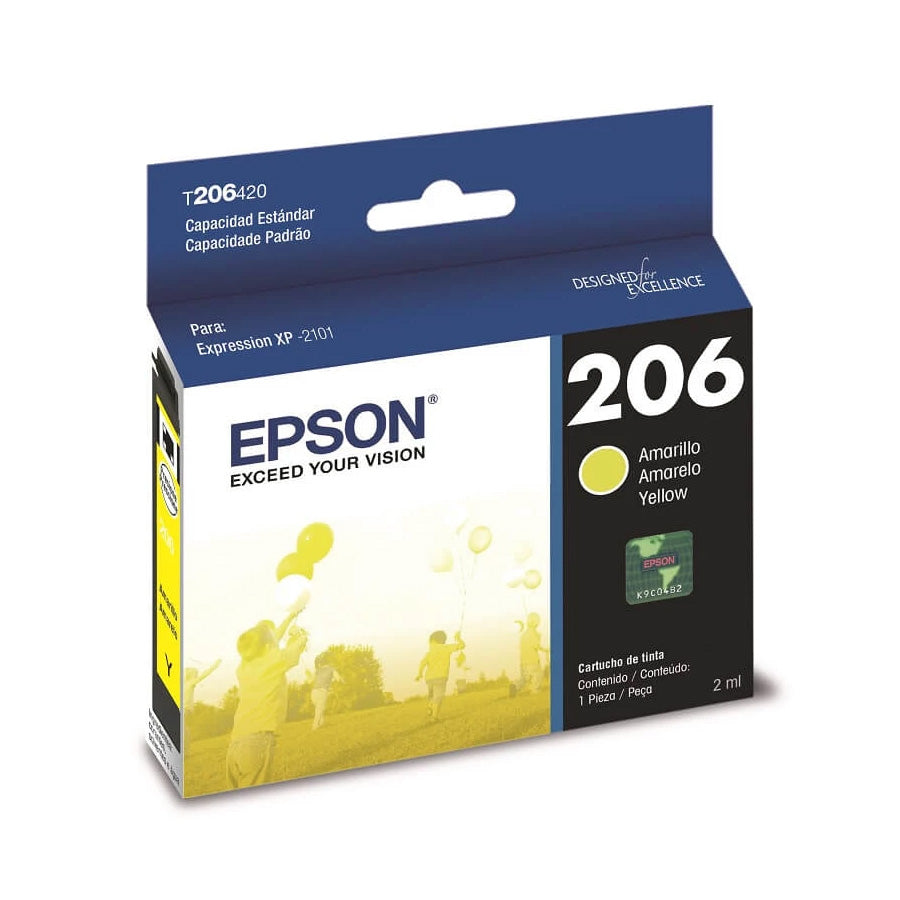 Cartucho de Tinta Epson T206 para Impresora Epson XP2101