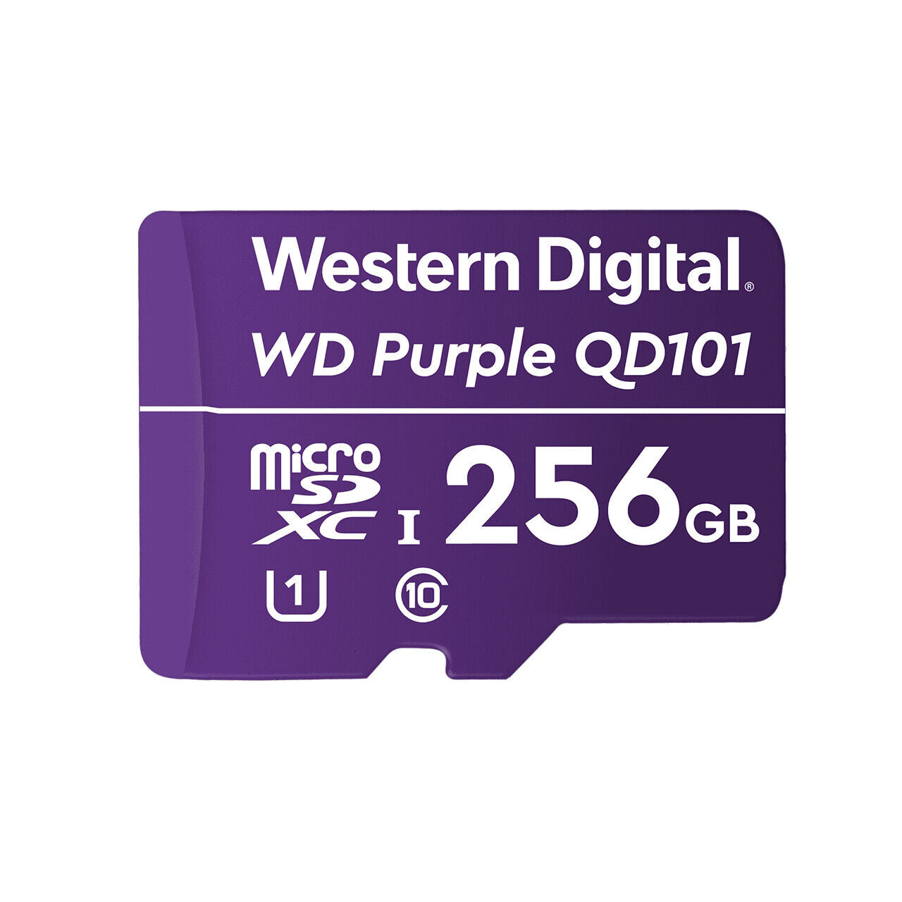 Tarjeta de Memoria microSDXC Western Digital 256GB Purple Clase 10 para Cámaras