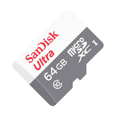 Tarjeta de Memoria micro SD Kingston SanDisk UHS-I Ultra 64GB Clase 10 | 100MB/S con Adaptador SD