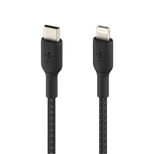 Cable de carga Belkin BoostCharge Reforzado Lightning a USB-C Braided 1M 3.3FT