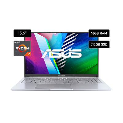 Notebook Asus Vivobook 15,6'' Oled M1505YA-MA396W Ryzen 7 7730U 16GB/512GB Ssd