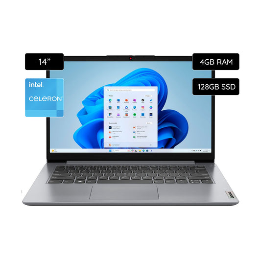 Notebook Lenovo IdeaPad 1 14IGL7 14" HD Intel N4020 4GB/128GB (Teclado en Inglés)