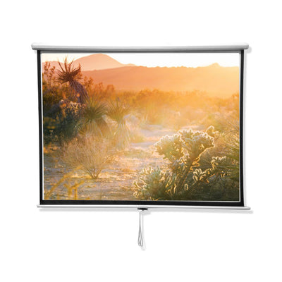 Pantalla Retráctil para Proyector 120