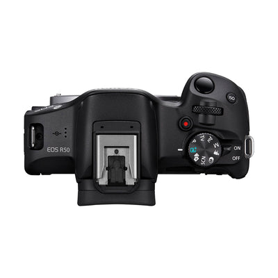 Kit Cámara Digital Canon EOS R50 Mirrorless + Lente RF-S 18-45mm