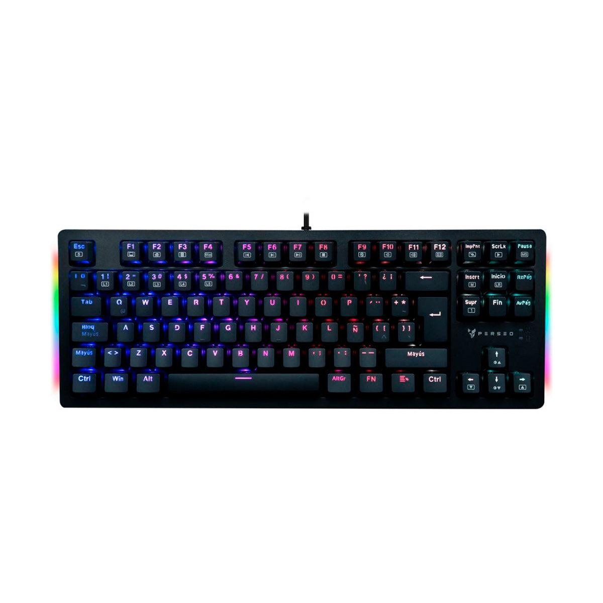 Teclado Gaming Mecanico Perseo Heleus RGB en español