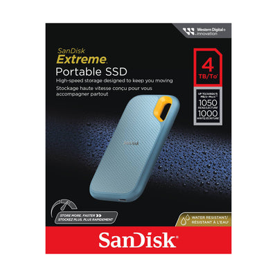 SanDisk Extreme Portable SSD Externo 4TB  1050mb/s