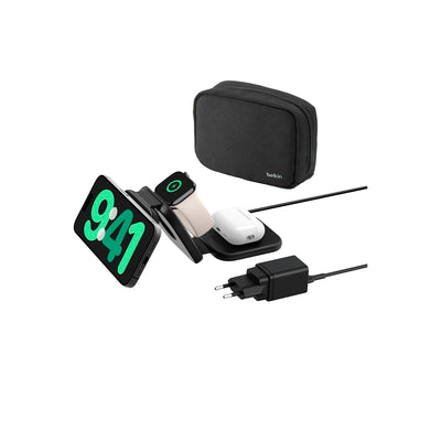 Base de Carga Inalambrica 3en1 Belkin WIZ024VFBK 15W - Black