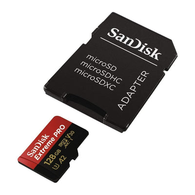TARJETA MICROSD SANDISK 128GB EXTREME PRO 200MB/S 4K + ADAPTADOR