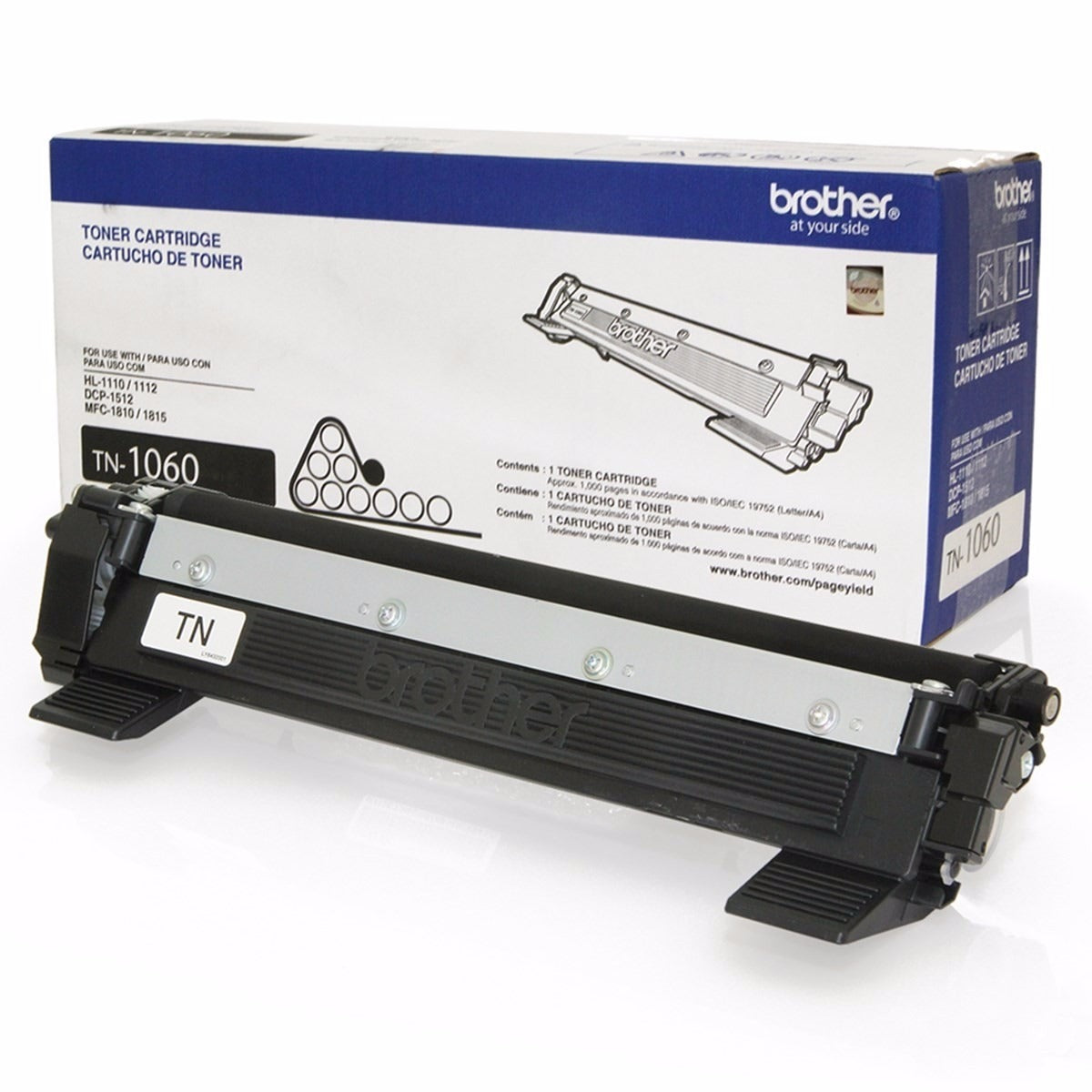 Cartucho Toner de Repuesto TN1060 para Impresora Brother HL1212N | HL1202