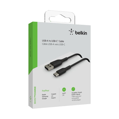 CABLE DE CARGA USB-A A USB-C 2 METROS BELKIN BOOST CHARGE
