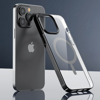 PROTECTOR CASE CON BORDE PARA IPHONE 14 MAGNÉTICA MAGSAFE DEVIA