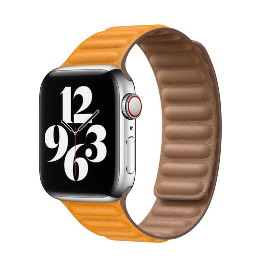 CORREA CUERO DOS TONOS APPLE WATCH 42MM/44mm/45MM/49MM DEVIA ELEGANT