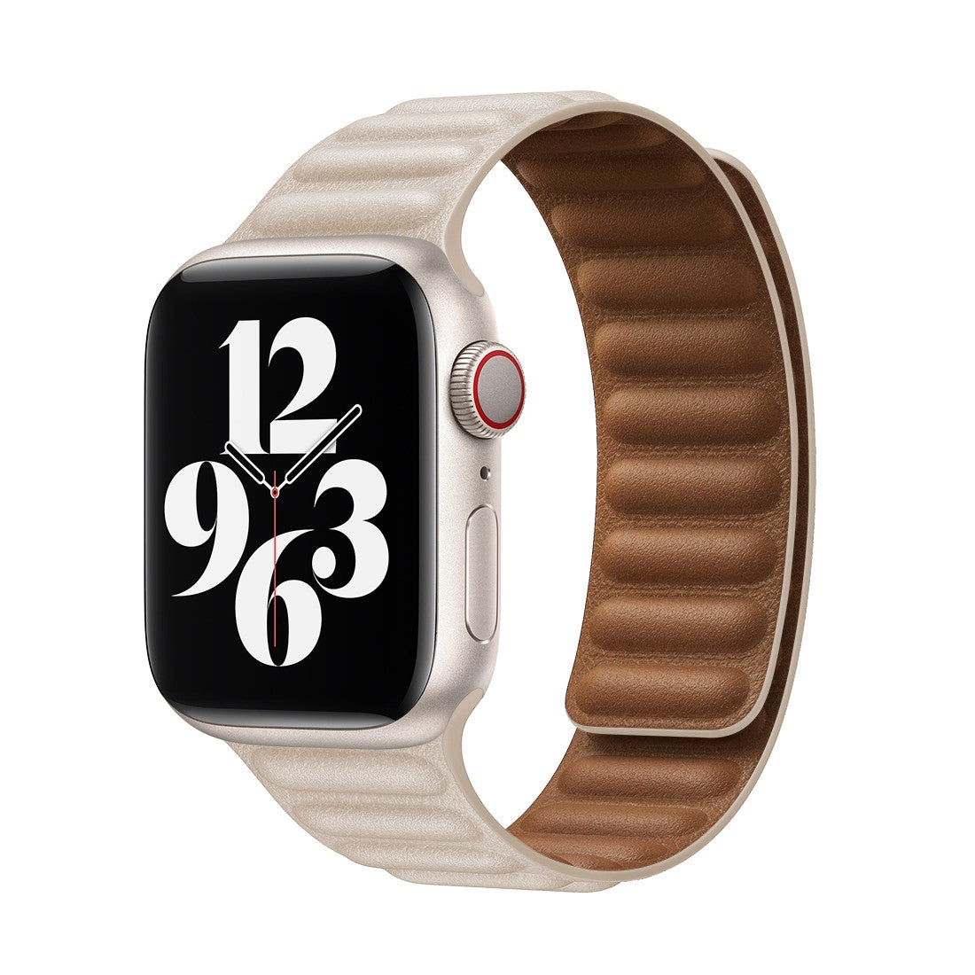 CORREA CUERO DOS TONOS APPLE WATCH 42MM/44mm/45MM/49MM DEVIA ELEGANT