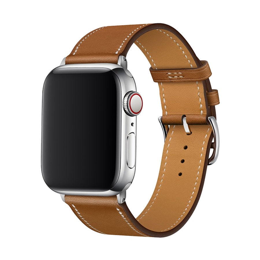 MALLA CORREA DE CUERO PARA APPLE WATCH 38MM/40MM/41MM DEVIA PU LEATHER