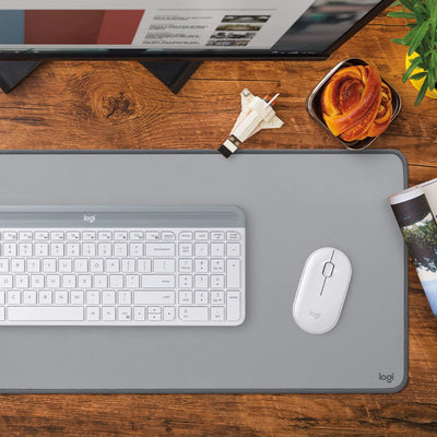 Mouse Pad Antideslizante Logitech Desk Mat Studio 70 x 30cm