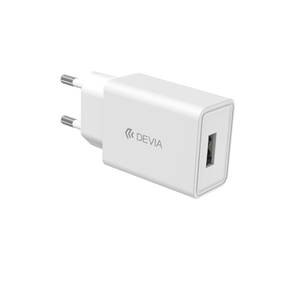 CARGADOR DE PARED DEVIA USB V3 EU 5V 2A SMART SERIES