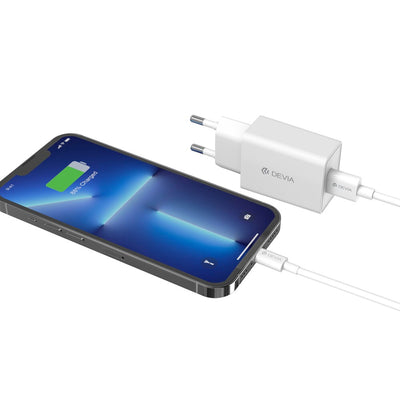 CARGADOR DE PARED DEVIA USB V3 EU 5V 2A SMART SERIES