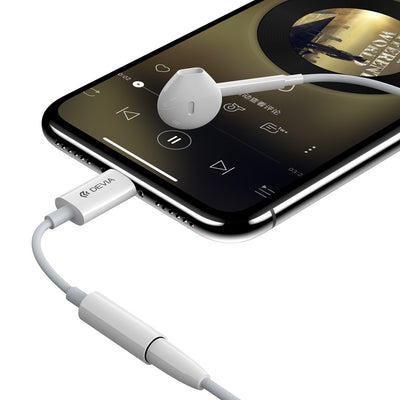 ADAPTADOR DEVIA LIGHTNING PARA AURICULAR JACK 3.5MM
