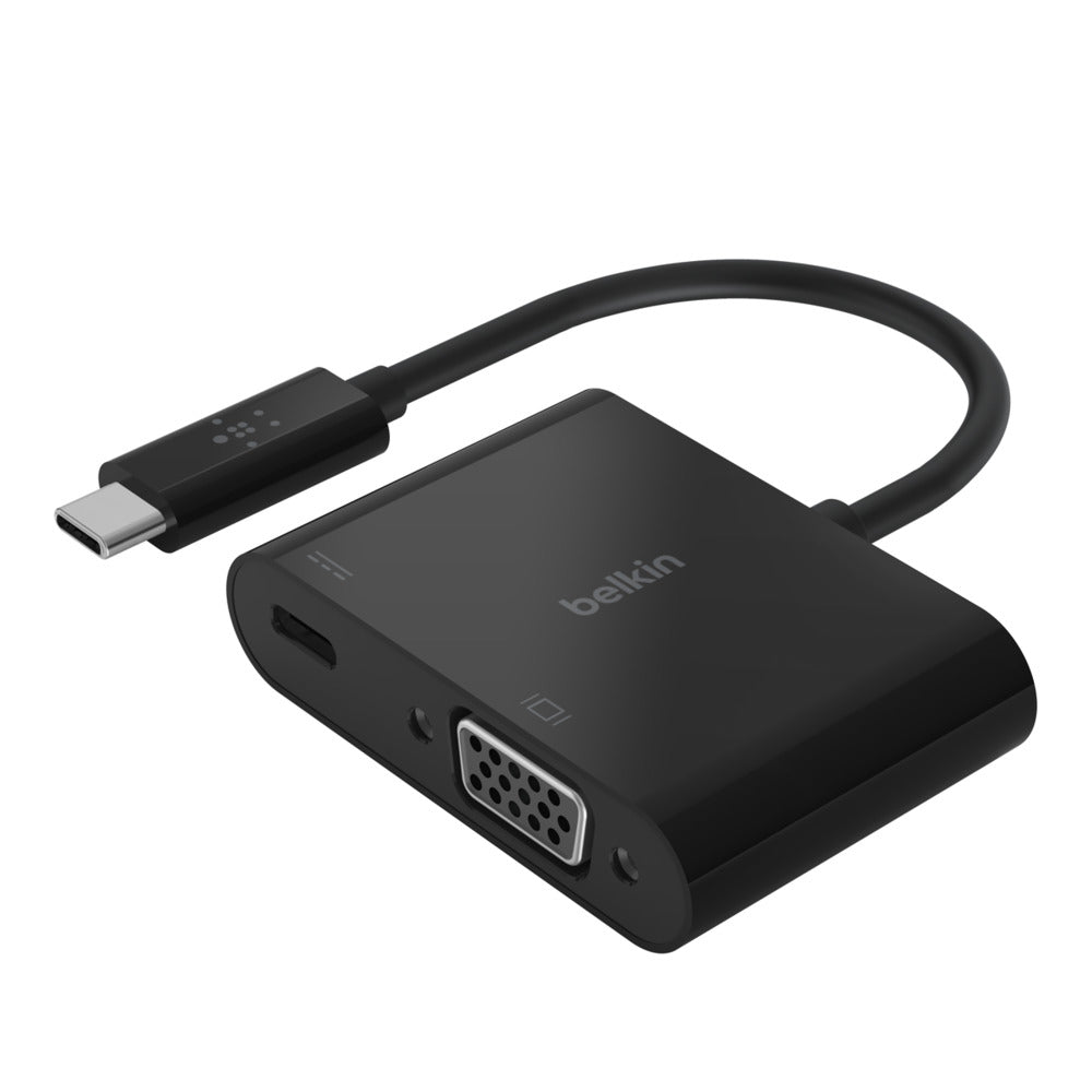 ADAPTER USB-C TO VGA + CHARGE ADAPTER 60W BELKIN