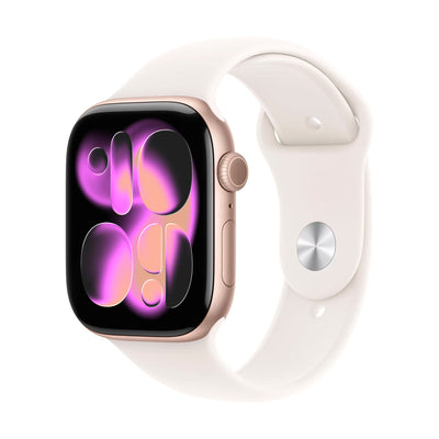 Apple Watch Series 11 46mm Rose Gold Case Light Blush Band  M/L GPS