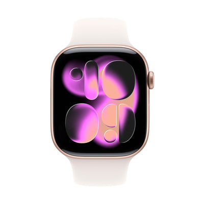 Apple Watch Series 11 46mm Rose Gold Case Light Blush Band  M/L GPS