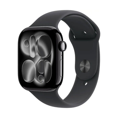 Apple Watch Series 11 46mm GPS Jet Black Aluminum Case Black S/M