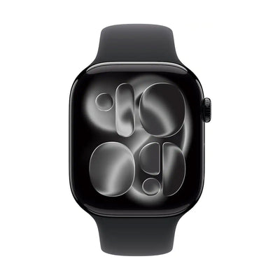 Apple Watch Series 11 46mm GPS Jet Black Aluminum Case Black S/M
