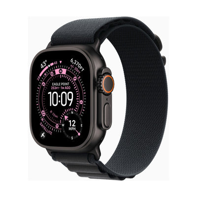 Apple Watch Ultra 3 49mm Cellular Black Titanium Case/Black Alpine Loop - M