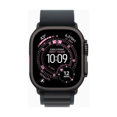 Apple Watch Ultra 3 49mm Cellular Black Titanium Case/Black Alpine Loop - M