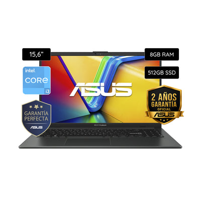 Notebook ASUS Vivobook Go 15 15.6'' Core I3-N305 8GB RAM / 512GB SSD E1504GANJ058W - Black