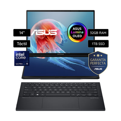 Notebook Asus Zenbook Duo 14'' Táctil Oled Ultra 9 32GB RAM /1TB SSD Windows 11 | Teclado en español