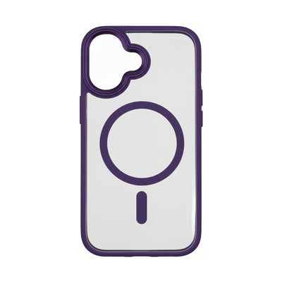 Case Transparente Carga Inalambrica Borde Color Iphone 16