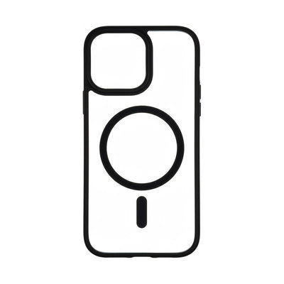Case Transparente Carga Inalambrica Borde Color Iphone 16 Pro Max