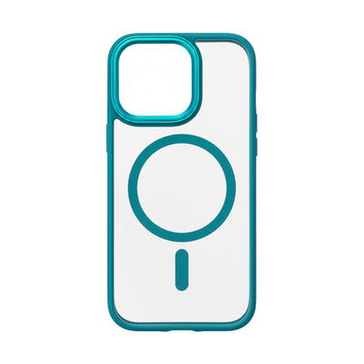 Case Transparente Carga Inalambrica Borde Color Iphone 16 Pro Max