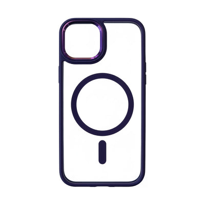 Case Transparente Carga Inalambrica Borde Color Iphone 16 Pro Max