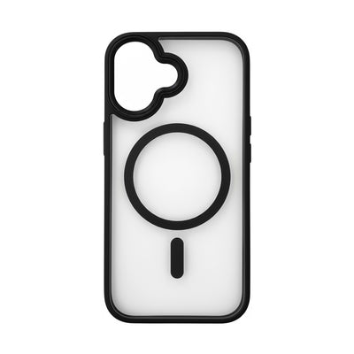 Case Transparente Carga Inalambrica Borde Color Iphone 16