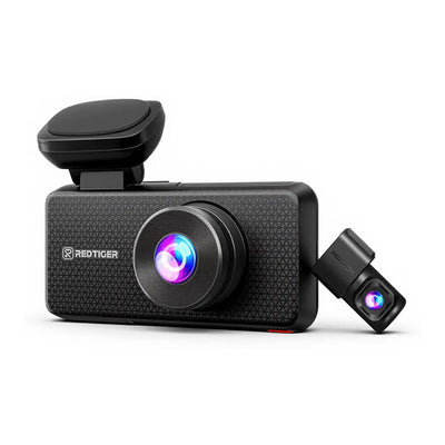 Cámara Dashcam Redtiger F17 Elite 4K Triple/Wifi/App/GPS