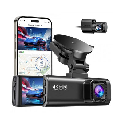 Camara Dashcam Redtiger F7NP V07 4K Doble/Wifi/App/GPS