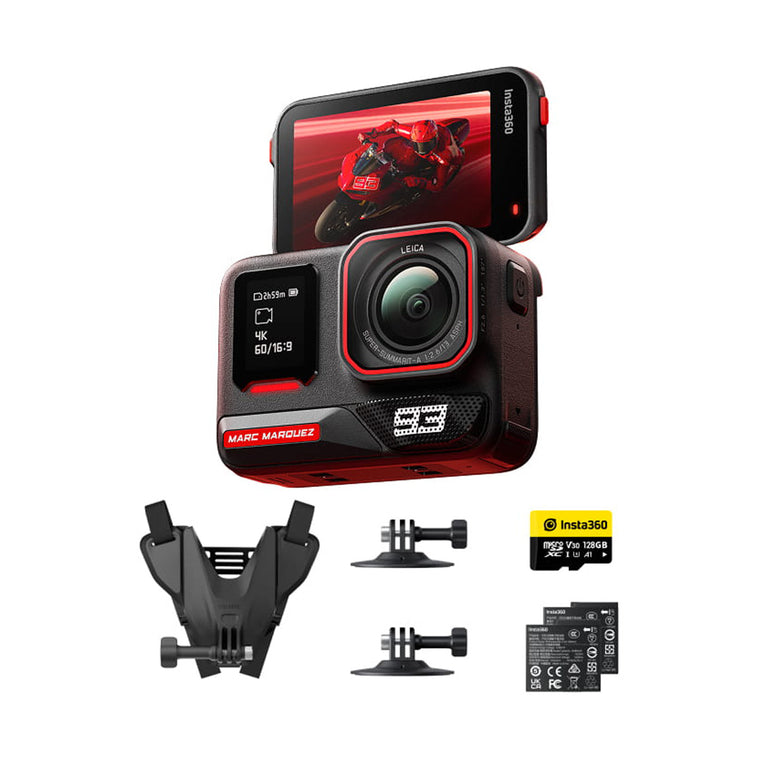 Cámara Insta360 Ace Pro 2 Todo al Rojo MM93 8K AI-Powerd Action Cam