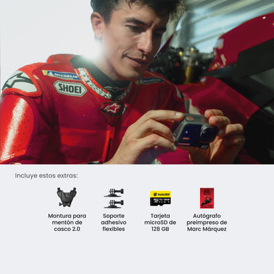 Cámara Insta360 Ace Pro 2 Todo al Rojo MM93 8K AI-Powerd Action Cam