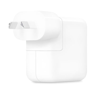 Cargador Apple 35W Dual Usb-C A2676 Flat Pin Tipo 1 (Pin Argentina)