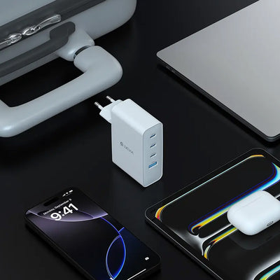 Cargador Devia Extreme Series PD100W 3Usb-C+1Usb-A GaN