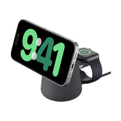 Estación de carga inalámbrica Belkin BoostCharge Pro 2 en 1 15W con MagSafe