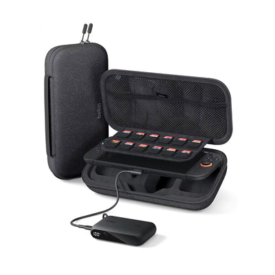 Funda Belkin para Nintendo Switch 2 con power bank integrado de 10,000 mAh y espacio para accesorios