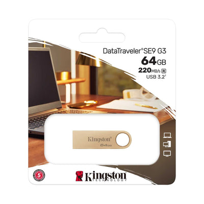 Pendrive Kingston DataTraveler SE9 G3 64GB 220mb/s USB3.2