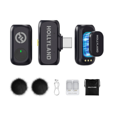 Microfono Inalambrico Hollyland LARK A1 Duo Version USB-C