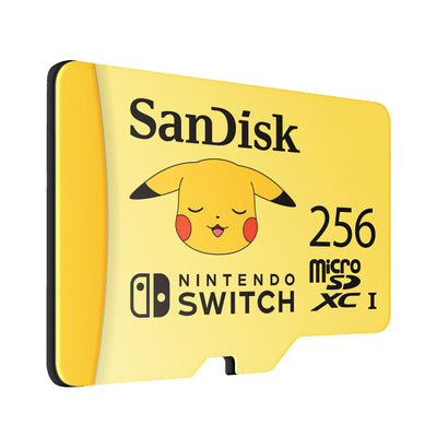 Micro SD SanDisk for Nintendo Switch Pokemon Pikachu 256GB