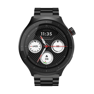 Smartwatch Motorola Moto Watch Negro + Correa Aluminio Negro
