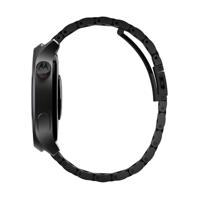 Smartwatch Motorola Moto Watch Negro + Correa Aluminio Negro