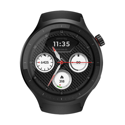 Smartwatch Motorola Moto Watch Negro + Correa Silicona Negro